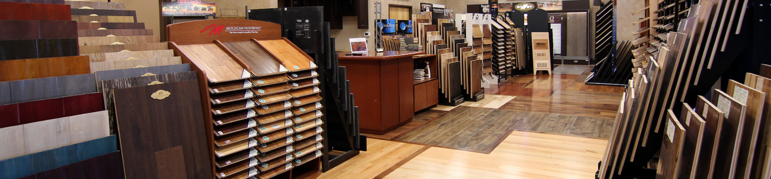 Inside of San Jose Hardwood Floors showroom